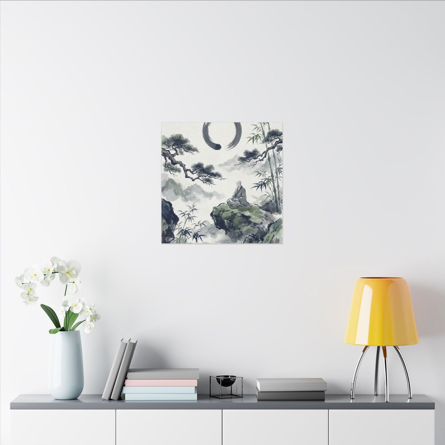 Zen Sumi-e Canvas Art