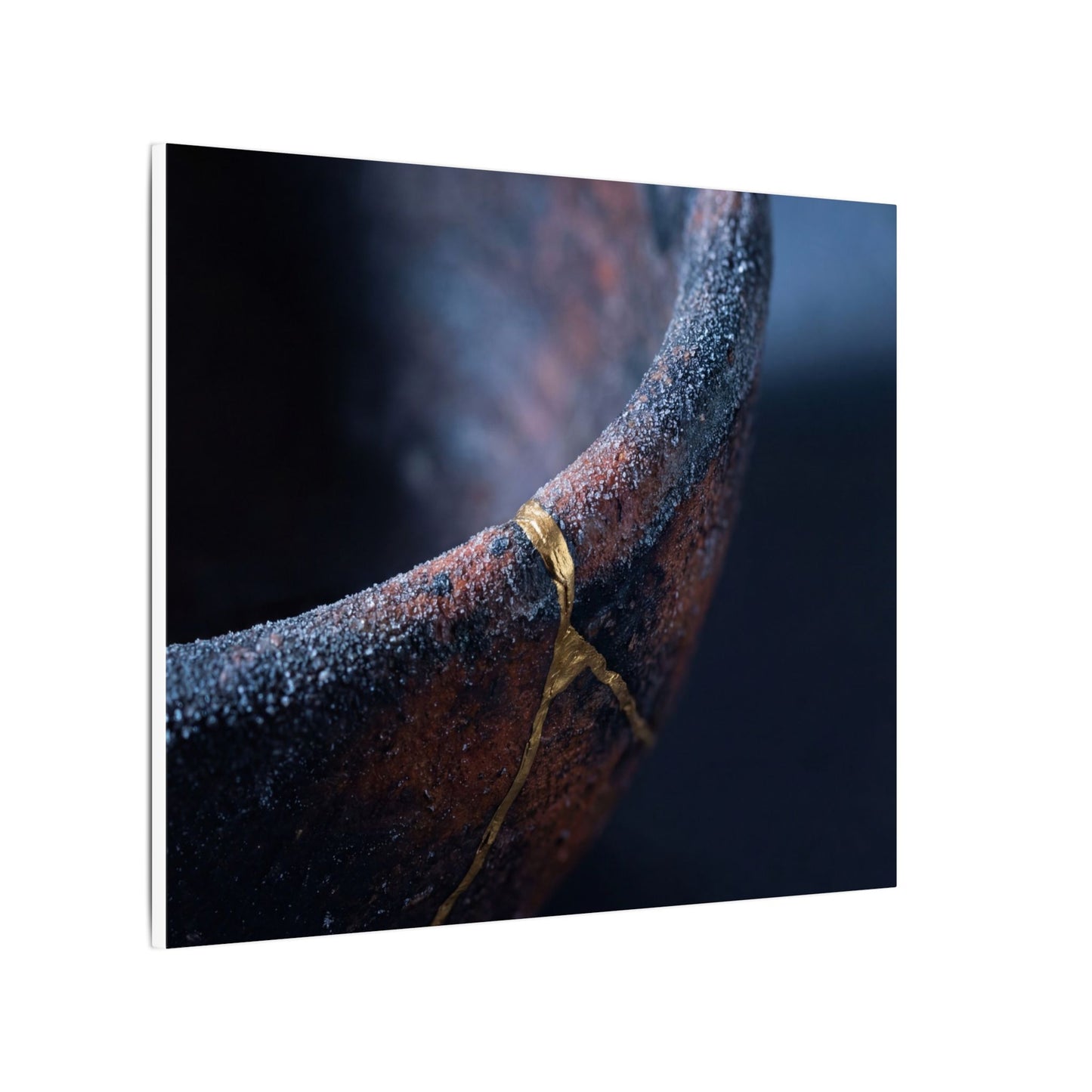 Artful Ceramic Bowl Canvas Art - Broken Beauty Kintsugi