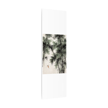 Zen Bamboo Grove in Overcast | Sumi E Canvas Art