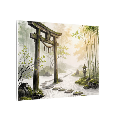 Peaceful Torii Gate Canvas Art - Karesansui Zen