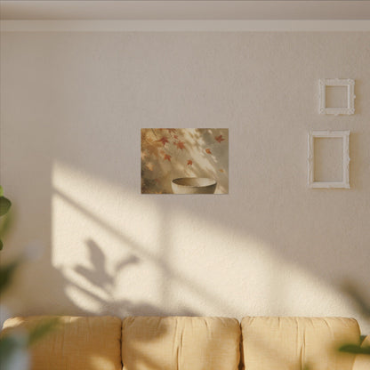 Japandi Ceramic Bowl in Dappled | Watercolor Canvas Art
