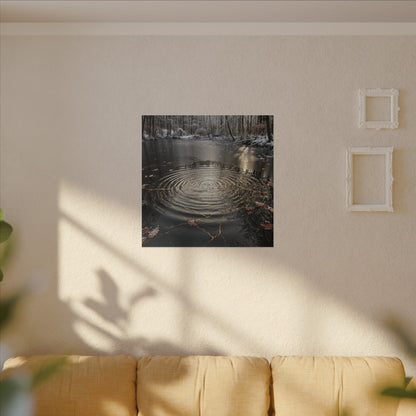 Water Ripple Broken Beauty Canvas Art | Artful Kintsugi Art