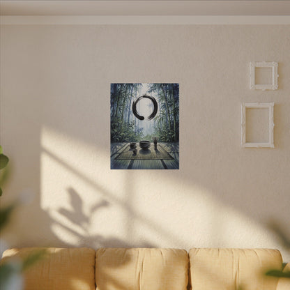 Seijaku Tea Ceremony Canvas Art - Zen Enso