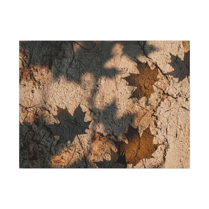 Cozy Shadow Play Canvas Art - Texture Japandi Art Print