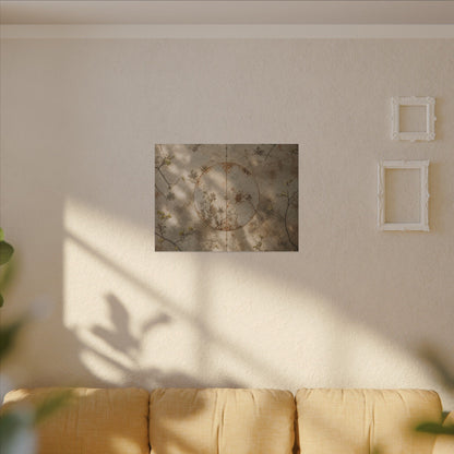 Japandi Rust Patina in Dappled | Japanese Pattern Canvas Art
