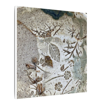 Ceramic Bowl Winter Canvas Art | Japandi Earthy Design
