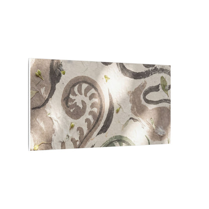 Dappled Ink Brushstroke Canvas Art - Japandi Ma