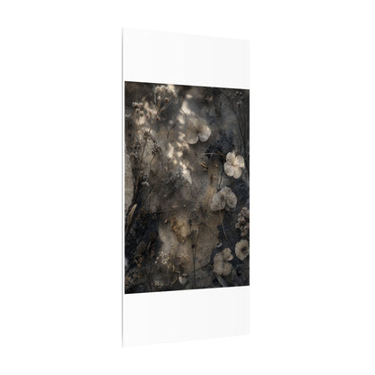 Winter Dried Flowers Texture Canvas Art | Elegant Decor