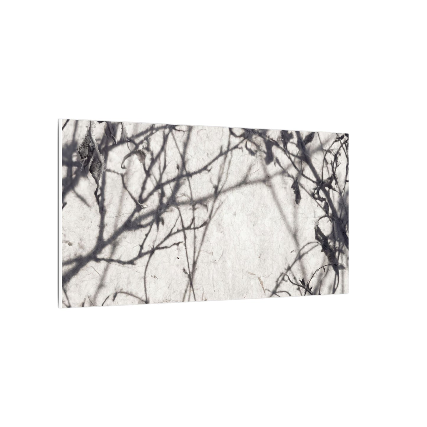 Winter Shadow Play Japanese Pattern Canvas Art | Elegant Decor