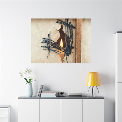 Winter Shoji Screen Broken Beauty Canvas Art | Resilient Decor