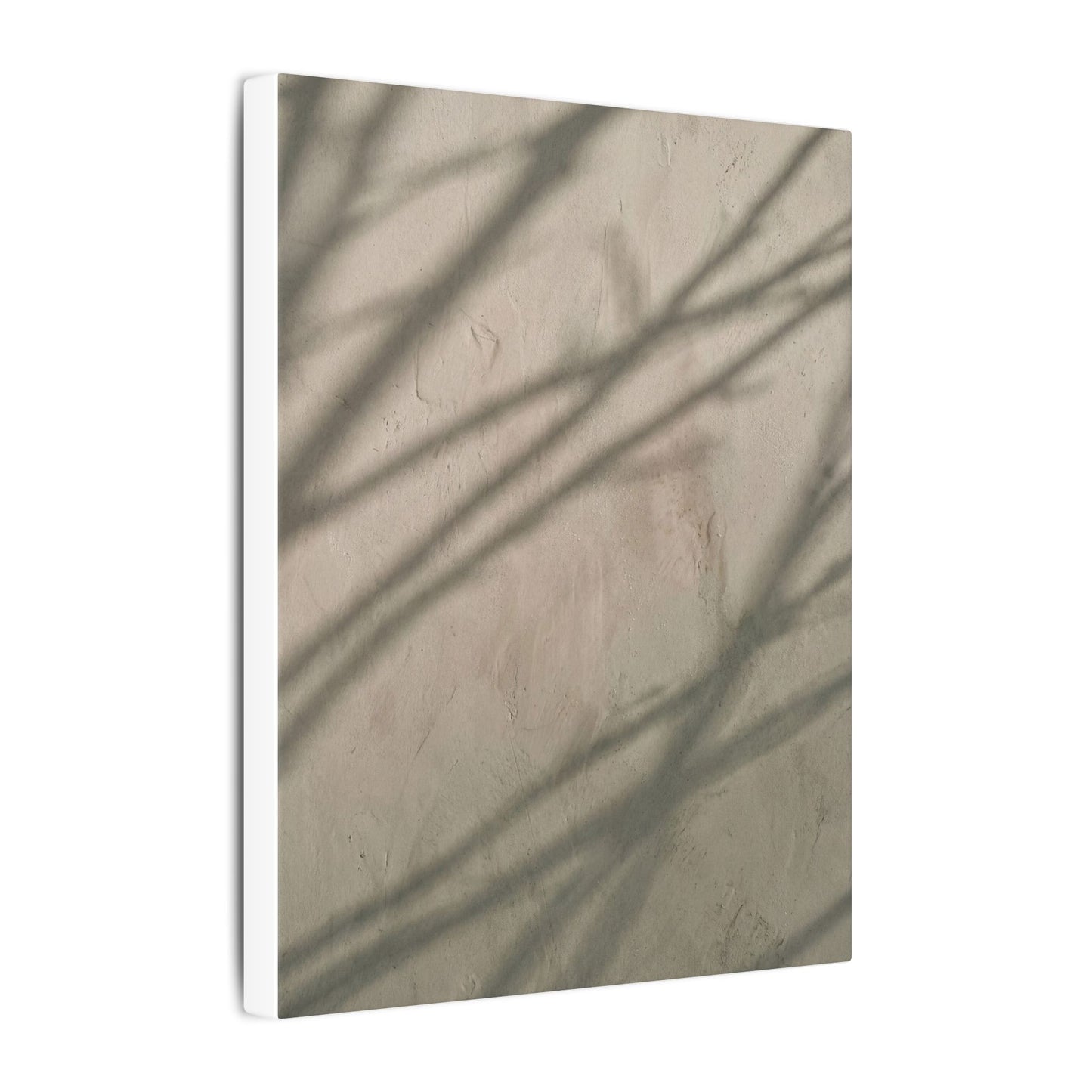 Shadow Play Japanese Pattern Canvas Art | Warm Japandi Art