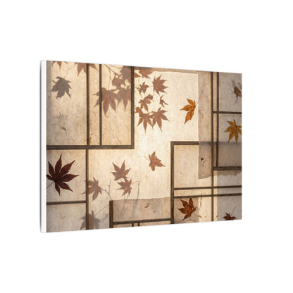 Shoji Screen Japanese Pattern Canvas Art | Neutral Japandi Art