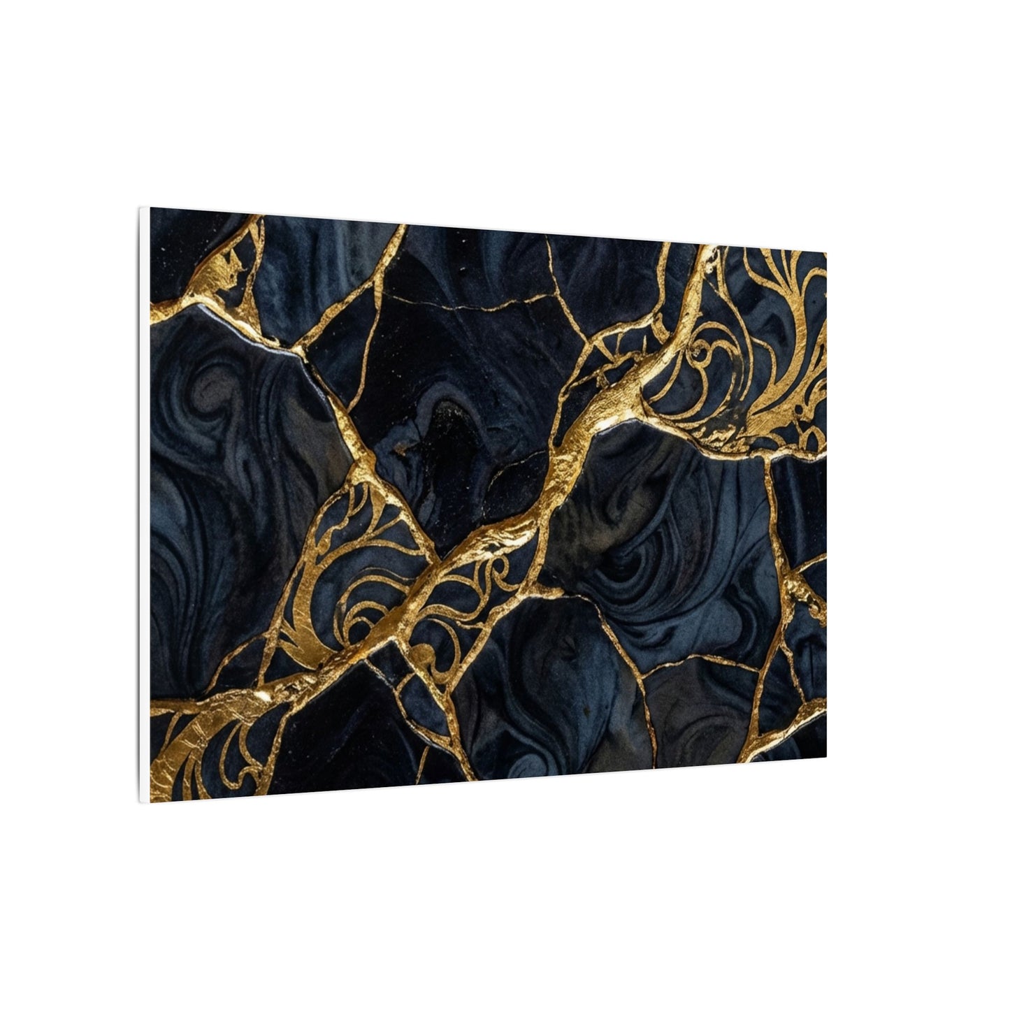 Kintsugi Gold Vein Canvas Art