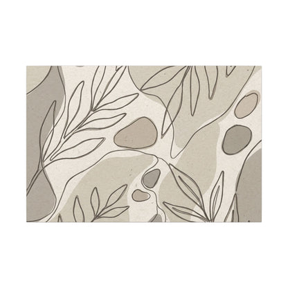 Japandi Minimal Line Canvas Art Art Print