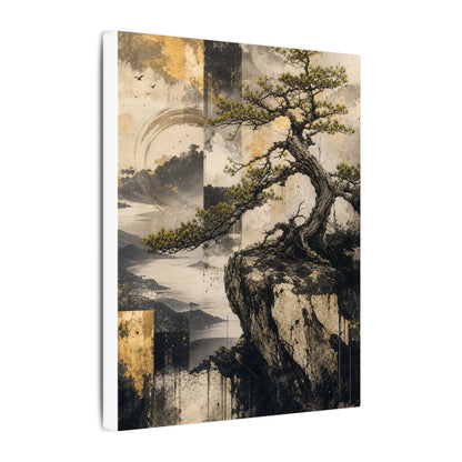 Golden Hour Pine Tree Canvas Art - Japandi Datsuzoku