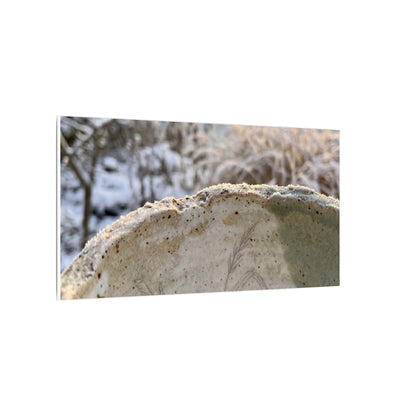 Ceramic Bowl Canvas Art | Winter Japandi Minimal Line Art