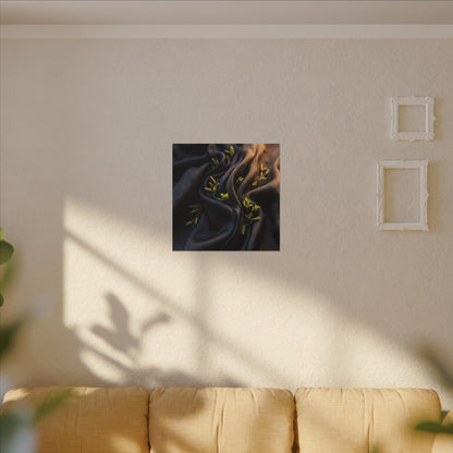 Spring Silk Drape Moody Minimal Canvas Art | Luxurious Decor