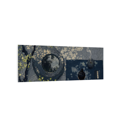 Spring Incense Smoke Ukiyo E Inspired Canvas Art | Tranquil Decor