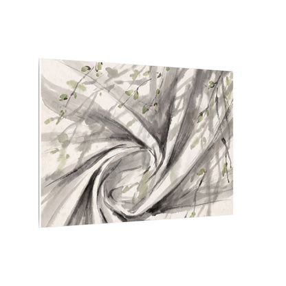 Silk Drape Spring Canvas Art | Zen Contemplative Design