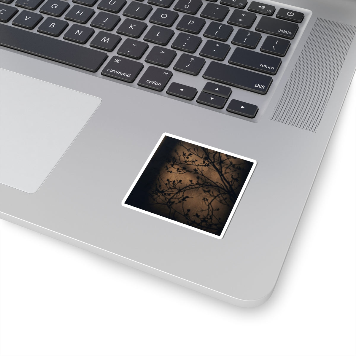 Dark Japandi Shadow Play in Golden Hour | Shadow Zen Sticker