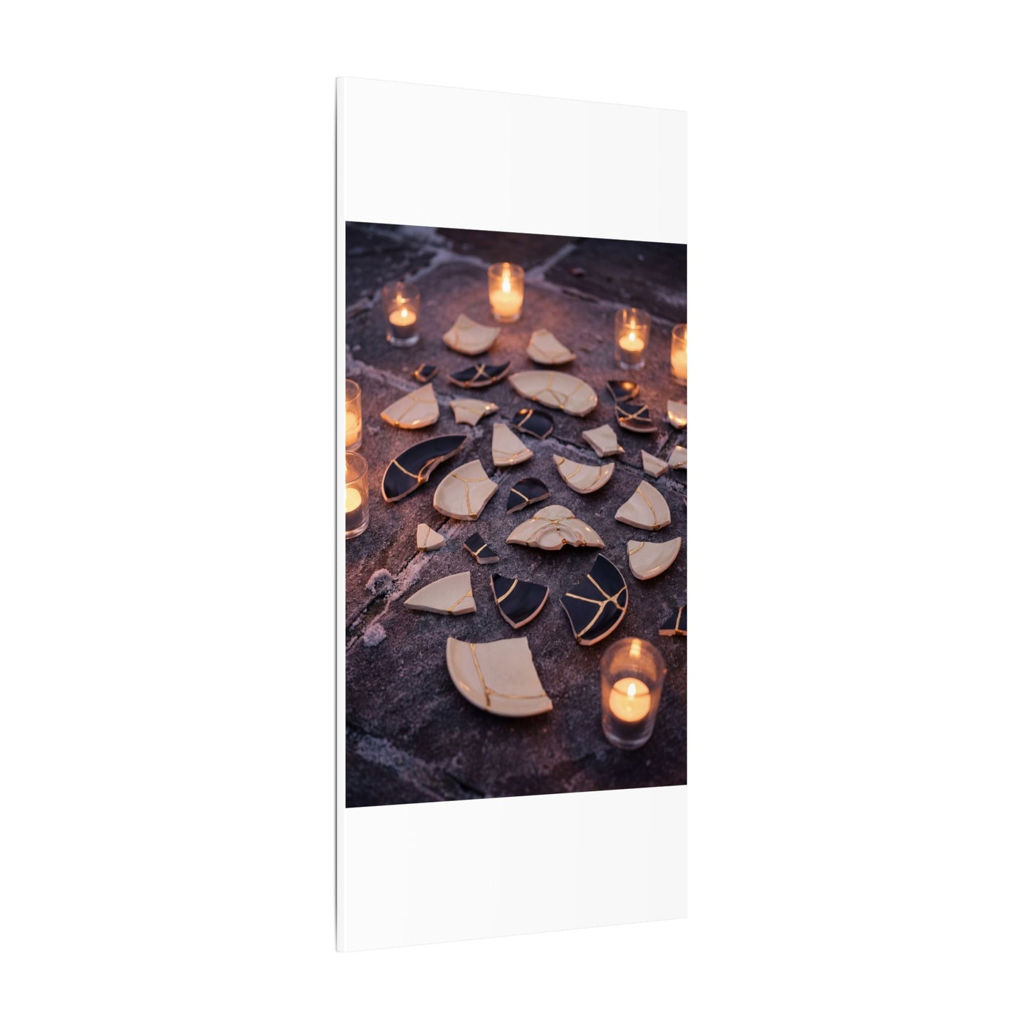 Winter Broken Pottery Broken Beauty Canvas Art | Beautiful Decor
