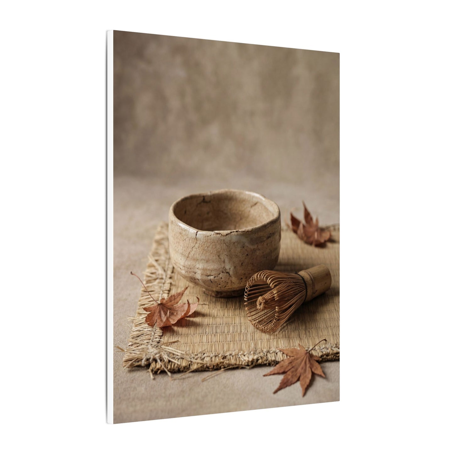 Ma Tea Ceremony Canvas Art - Japandi Texture
