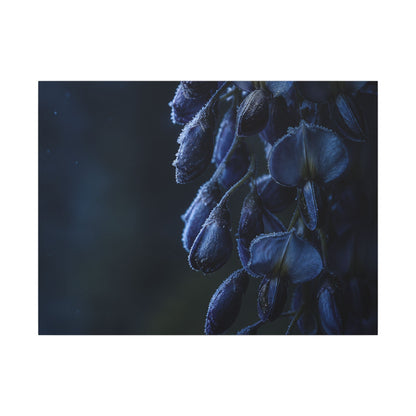 Winter Wisteria Shadow Zen Canvas Art | Atmospheric Decor