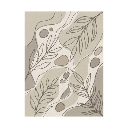 Japandi Minimal Line Wall Art Print