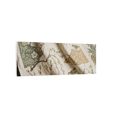 Silk Drape Canvas Art | Spring Japandi Japanese Pattern Art