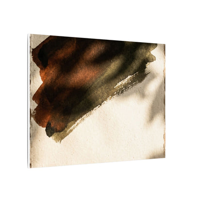 Ink Brushstroke Canvas Art | Summer Dark Japandi Moody Minimal Art