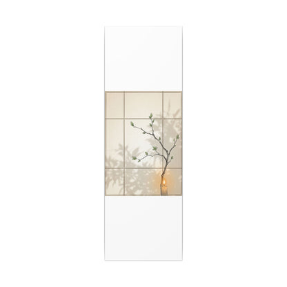 Shoji Screen Spring Canvas Art | Japandi Cozy Design