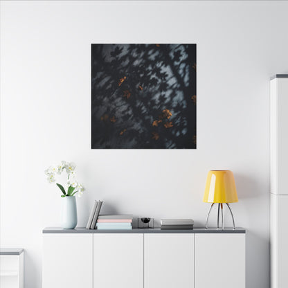 Autumn Shadow Play Shadow Zen Canvas Art | Atmospheric Decor