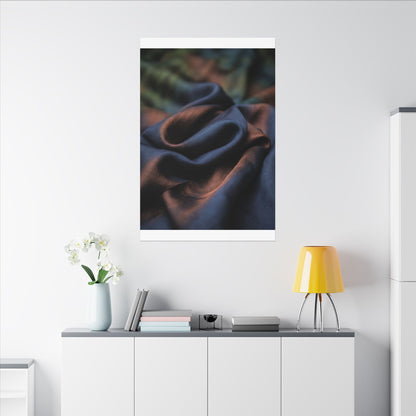 Summer Silk Drape Shadow Zen Canvas Art | Sophisticated Decor