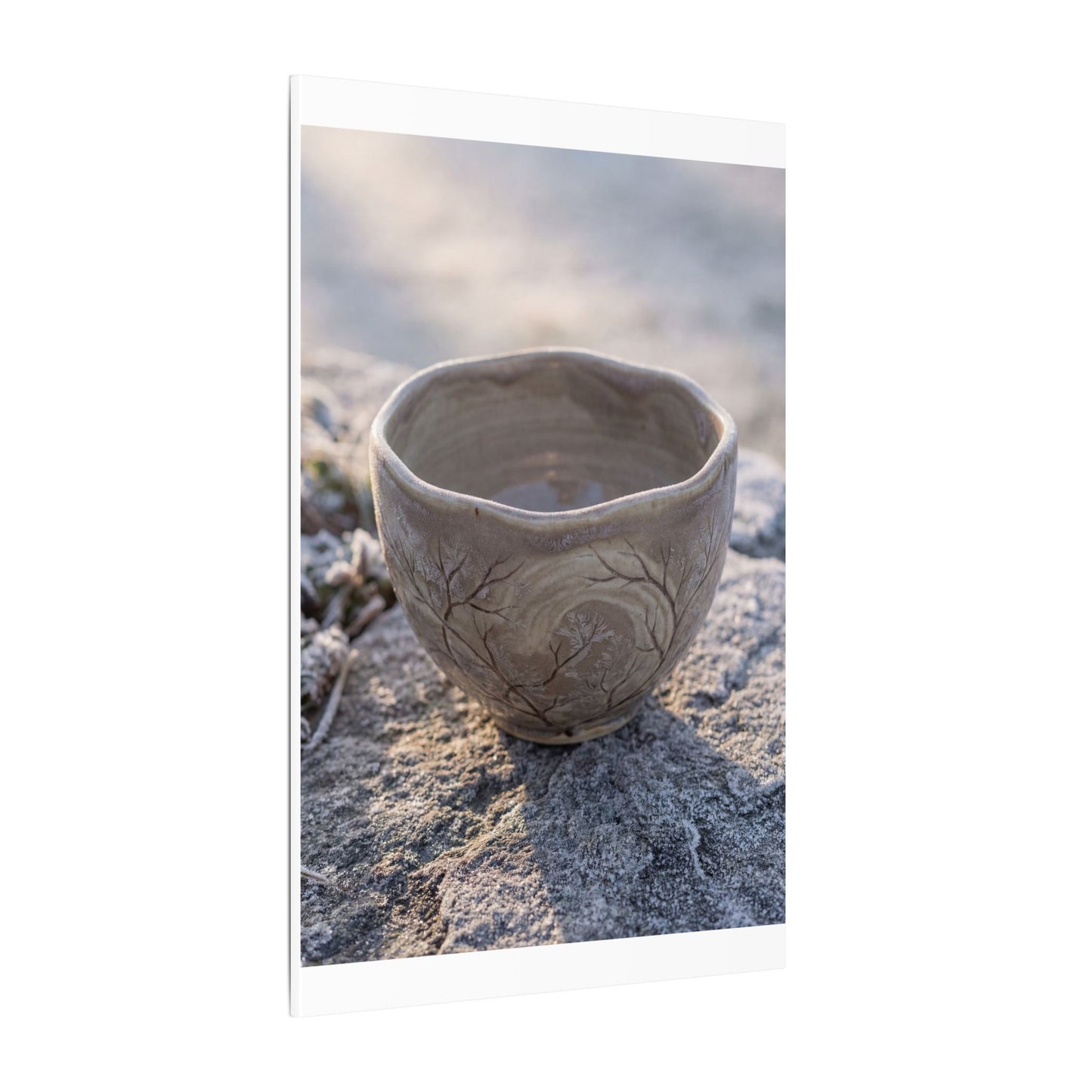 Seijaku Ceramic Bowl Canvas Art - Japandi Japanese Pattern