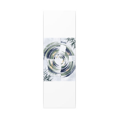 Winter Water Ripple Sumi E Canvas Art | Peaceful Decor