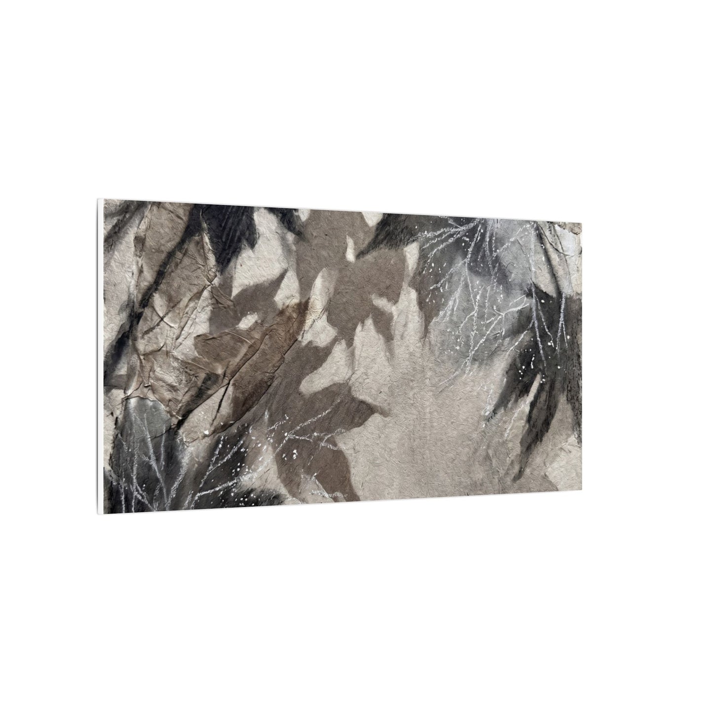 Shadow Play Texture Canvas Art | Cozy Japandi Art