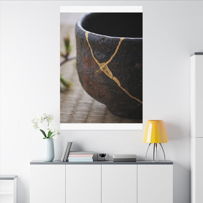 Dawn Tea Ceremony Canvas Art - Kintsugi Mono No Aware