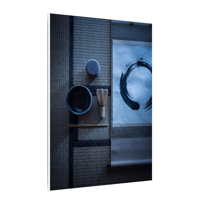 Tea Ceremony Enso Canvas Art | Calm Zen Art