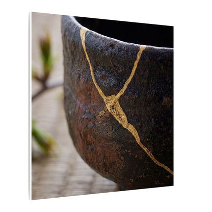 Dawn Tea Ceremony Canvas Art - Kintsugi Mono No Aware