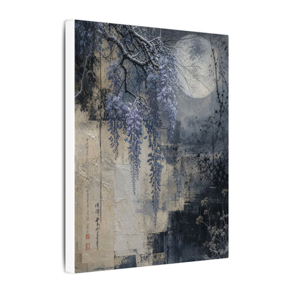 Winter Wisteria Texture Canvas Art | Elegant Decor