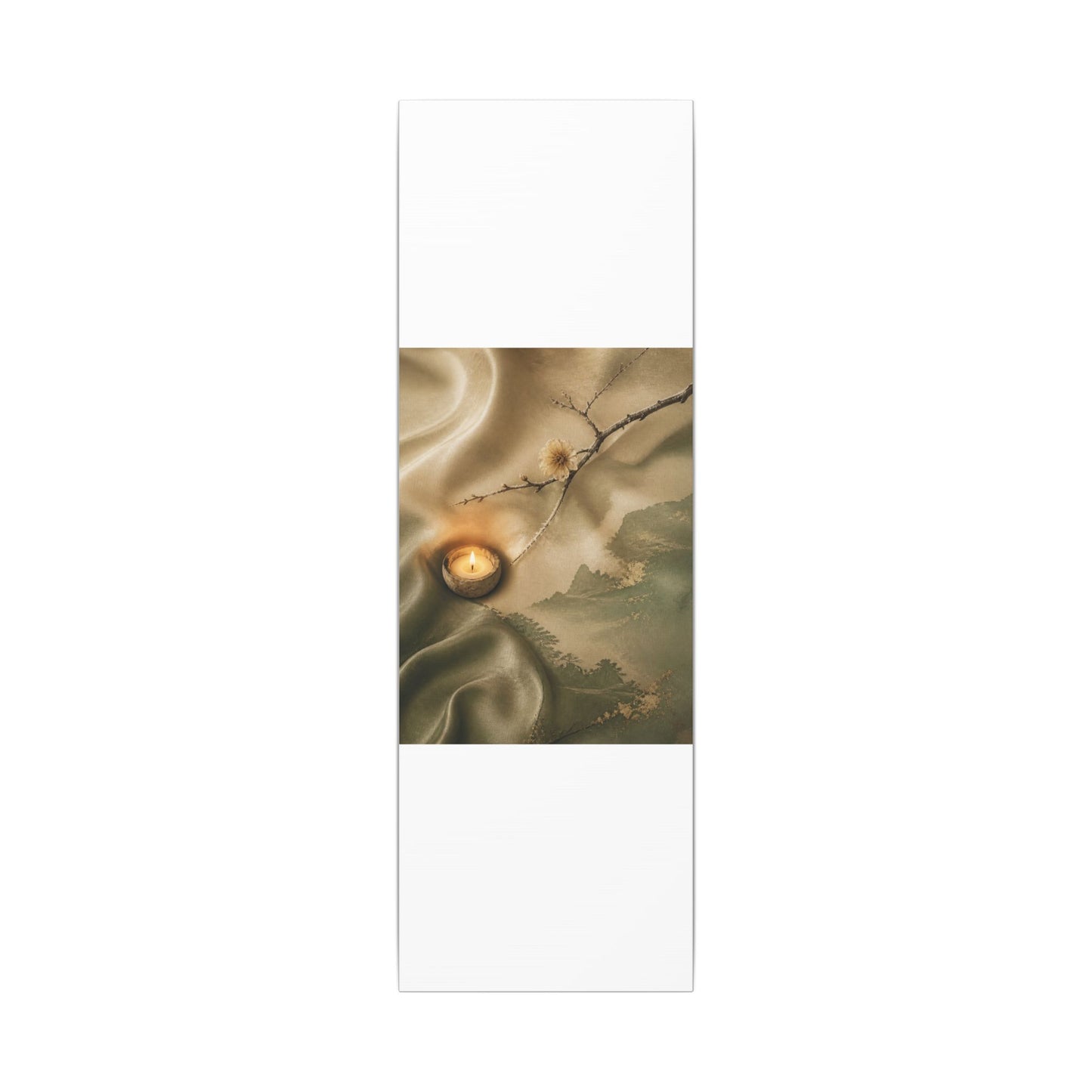Silk Drape Japanese Pattern Canvas Art | Warm Japandi Art