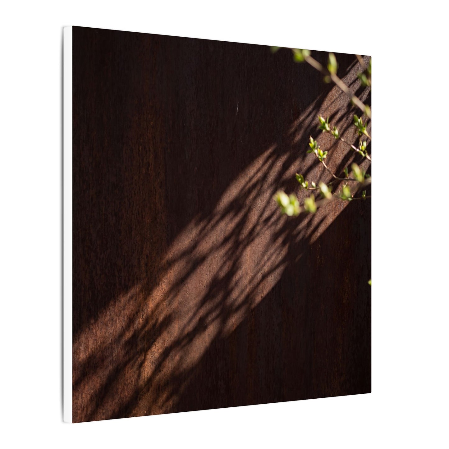 Rust Patina Moody Minimal Canvas Art | Sophisticated Dark Japandi Art