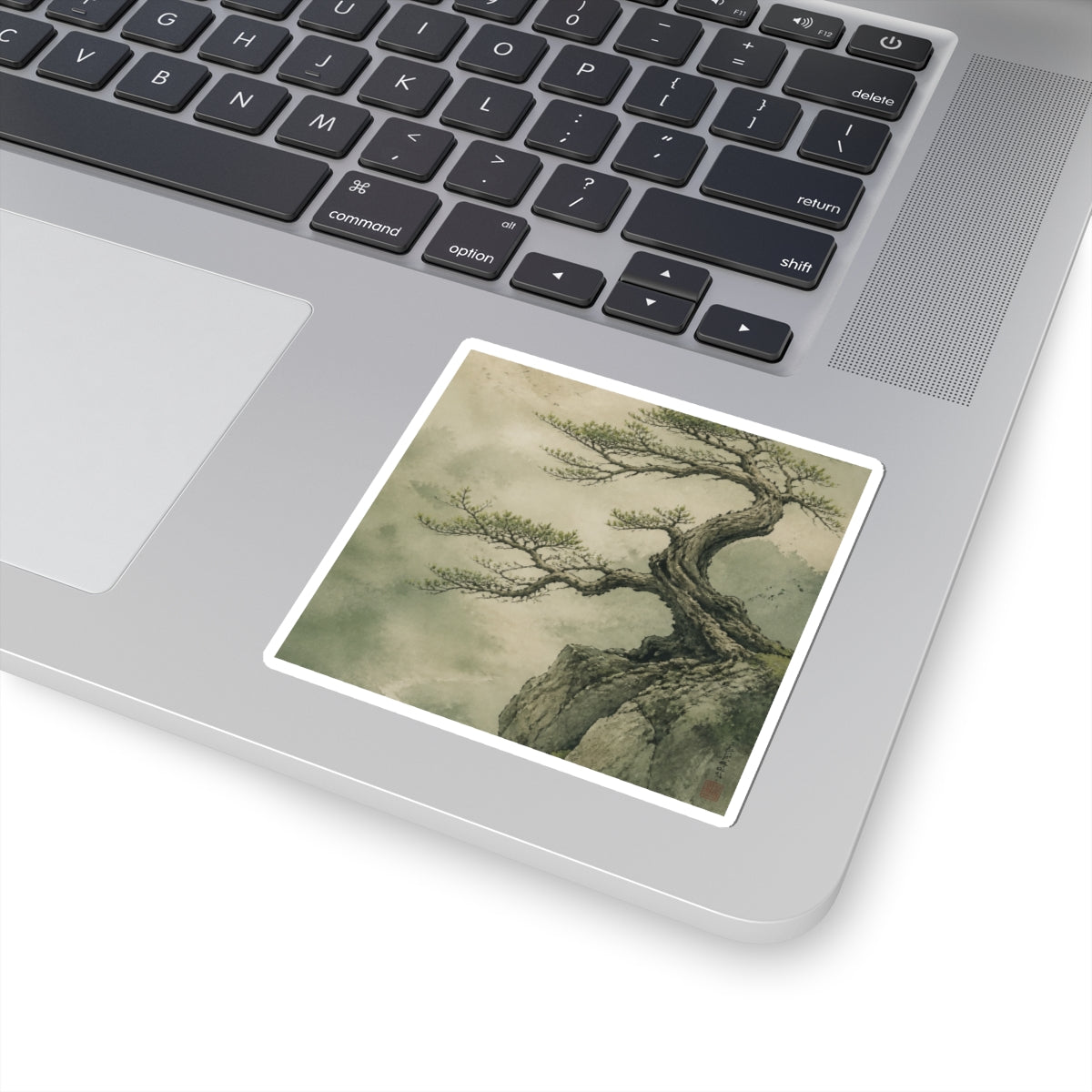 Pine Tree Sticker | Spring Japandi Minimal Line Art