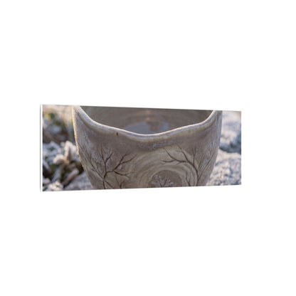 Seijaku Ceramic Bowl Canvas Art - Japandi Japanese Pattern