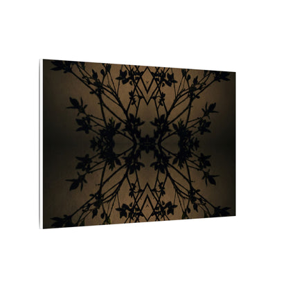 Golden Hour Shadow Play Canvas Art - Dark Japandi Seijaku
