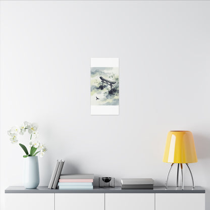 Torii Gate Sumi E Canvas Art | Serene Zen Art