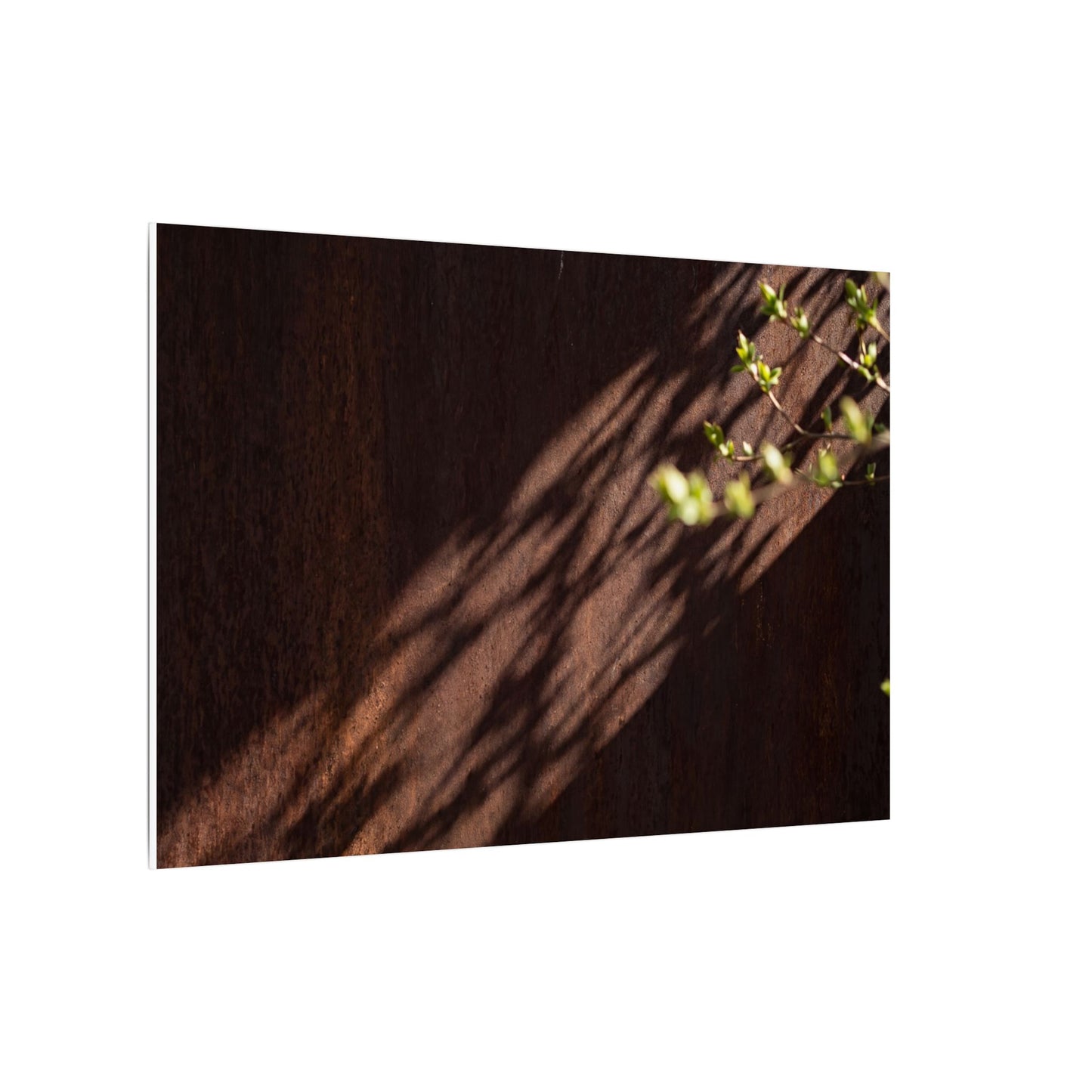 Rust Patina Moody Minimal Canvas Art | Sophisticated Dark Japandi Art