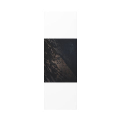 Shadow Play Winter Canvas Art | Dark Japandi Moody Design