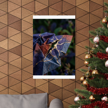 Paper Fold Summer Wall Art Print | Kintsugi Beautiful Design