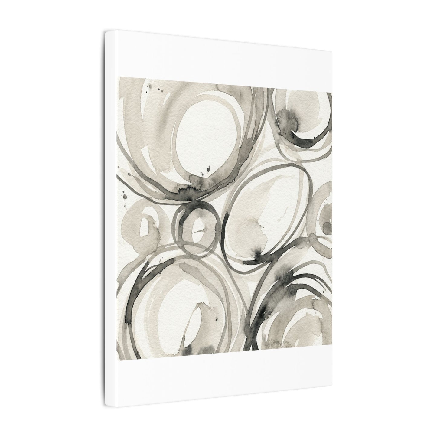 Handcrafted Feel Japandi Watercolor Canvas Art
